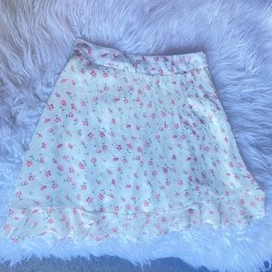 shein floral print skirt!! size XS (02)!